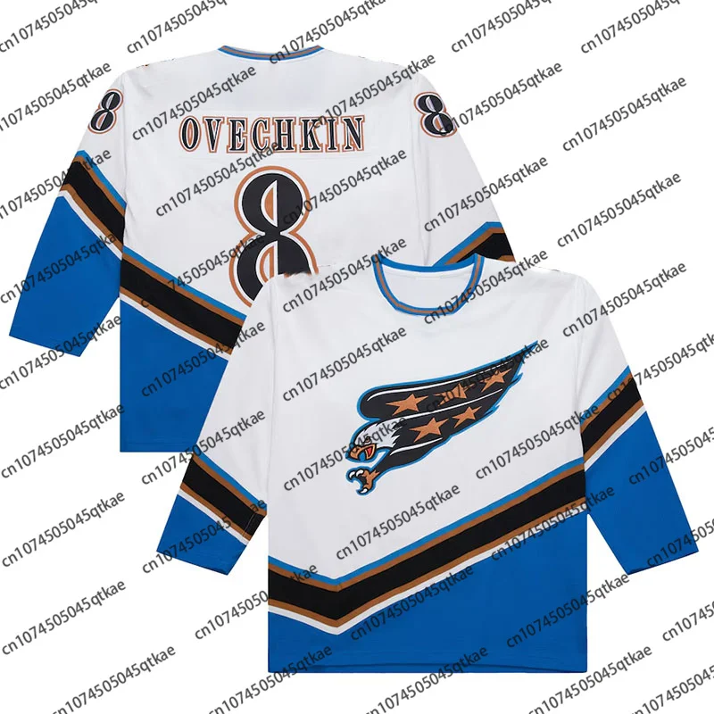 Alexander Ovechkin Washington Capitals 2005 Ice Hockey Jersey Women Men Oversized Loose Breathable Sport Long Sleeve Kids