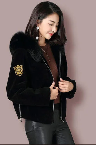 

Winter Sheep Shearing Fox Coat Female Wool Jacket Korean Warm Women's Fur Coats Elegant Women Clothes 2023 Hiver 5271