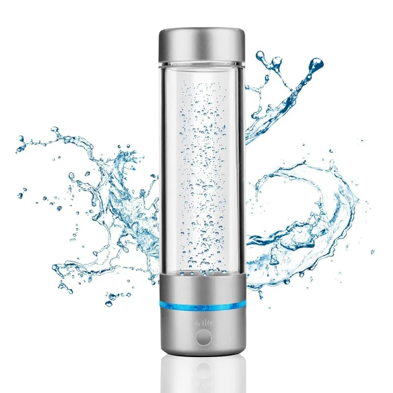 

Hydrogen Sport Water Bottle, Professional Hydrogen-Rich Water Generator with SPE and PEM, 320ml 5000PPB Dual Mode Hydrogen Water