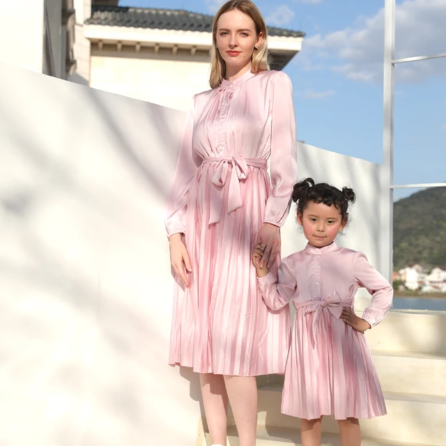 Vestido De Tirantes Madre E Hija, Ropa A Juego Para Familia, Aspecto Para Bebé, Mamá Y Yo, Ropa Para Mujer Y Niña, Trajes Para Niños Pequeños|Trajes Iguales