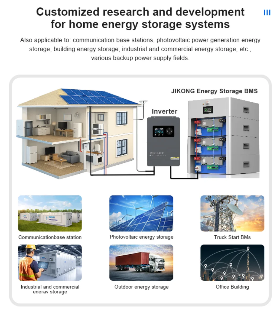 JKBMS JK-PB2A16S20P LiFePo4 Li-Ion LTO Battery 24V 48V 8S/16S 200A Household Ene