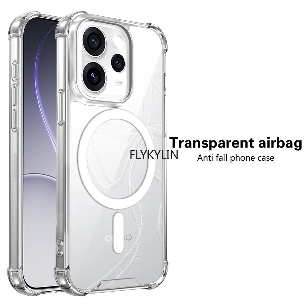 Magsafe Magnetic Anti-Fall Clear Shockproof Phone Case