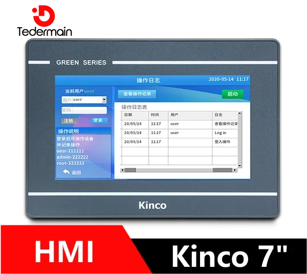 

Kinco GL070 GL070E HMI Touch Screen 7 inch 800*480 Ethernet 1 USB Host new Human Machine Interface upgrade