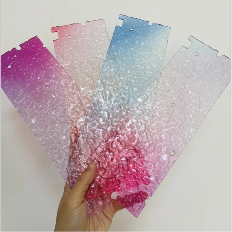 LOBO GH60 할로우 키보드 케이스 Mad60 Holy60 키보드 쉘용 맞춤형 유니폼 플레이트 워터 리플 기계식 키보드 보드 선물