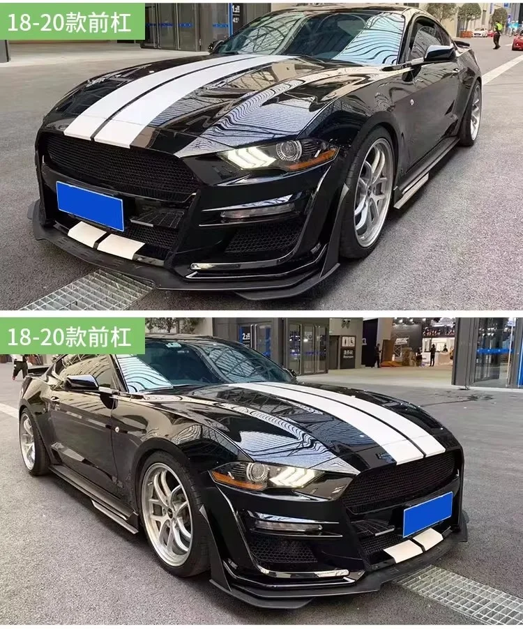 Body kit for Ford Mustang GT500 15-20 Modified Front bumper Side skirt Rear Bumper Car accessories Surround