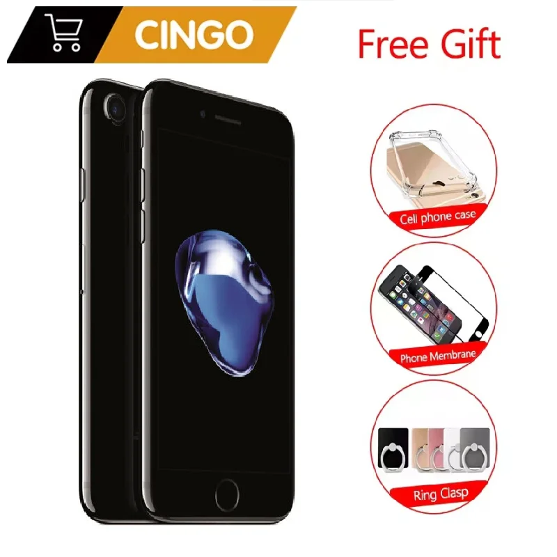 Unlocked Apple Iphone 7 4g Lte Cell Phone 32/128gb/256gb Ios 12.0mp