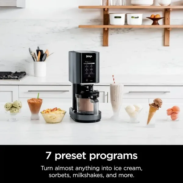 Ninja NC299AMZ CREAMi Ice Cream Maker, for Gelato, Mix-ins, Milkshakes, Sorbet, Smoothie Bowls & More 3