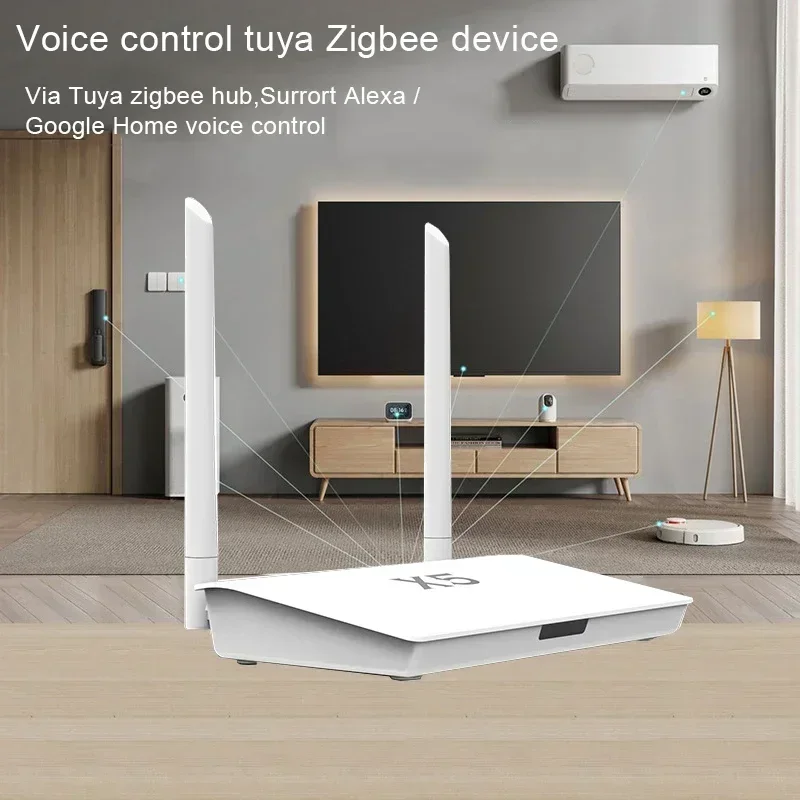 Tuya Zigbee Gateway Zigbee 3.0 Hub gateway Bluetooth con presa per cavo di rete connessione cablata Smart Life Control