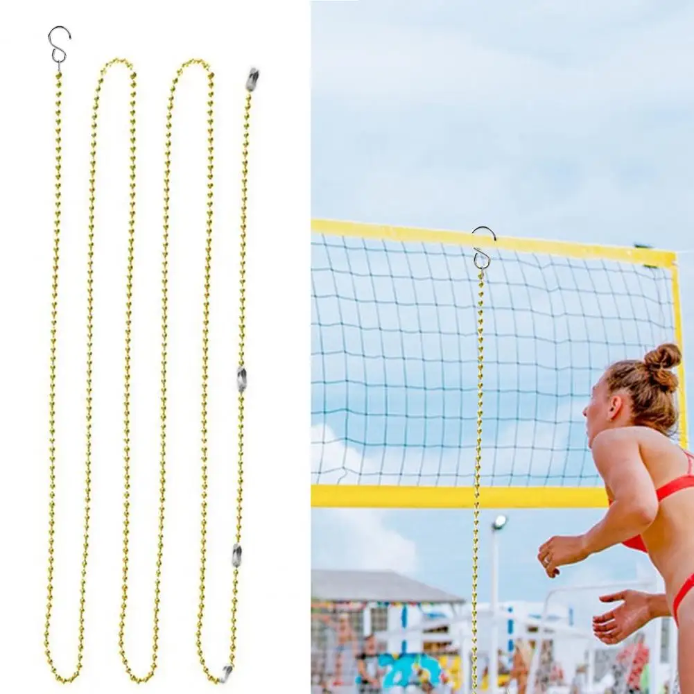 2Pcs Sturdy Volleyball Net Height Chains Replacement Volleyball Net Setters Sport Setters Training Equipment