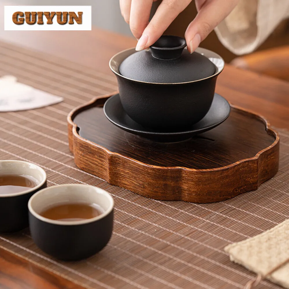 160ml Coarse Pottery Handmade Cover Bowl Household Small Capacity Gaiwan Aesthetic Tea Tureen Tea Brewing Items Collection