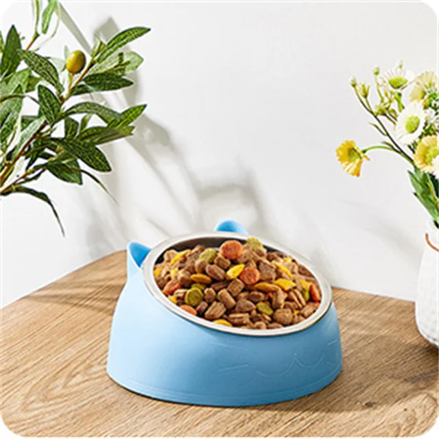 Pet Bowls Dog Food Water Feeder Stainless Steel Pet Drinking Dish Feeder Cat Puppy Feeding Supplies Small Dog Accessories 4