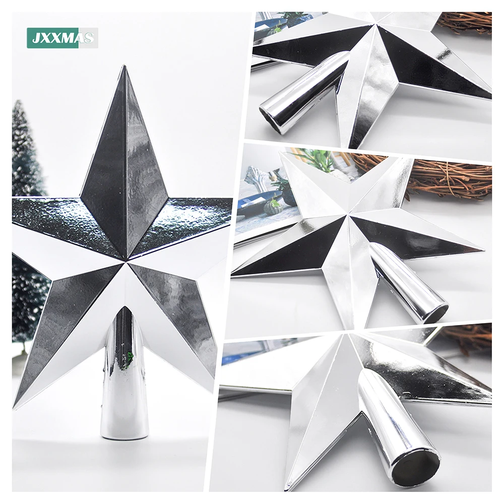 Christmas Tree Top Star 20cm 3D for Christmas Tree Ornaments christmas tree decoration,christmas star decoration