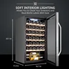 34 Bottle Compressor Wine Cooler Refrigerator w/Lock | Large Freestanding Wine Cellar For Red, White,Champagne or Sparkling Wine 2