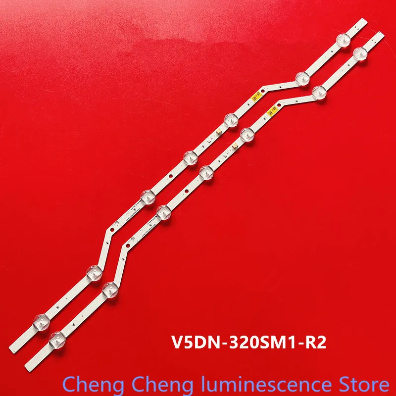 

FOR Samsung V5DN-320SM1-R2 BN96-36235A 36236A Light barUE32J5200 UE32J5000 7LED 3V 62CM 100%NEW LED backlight strip