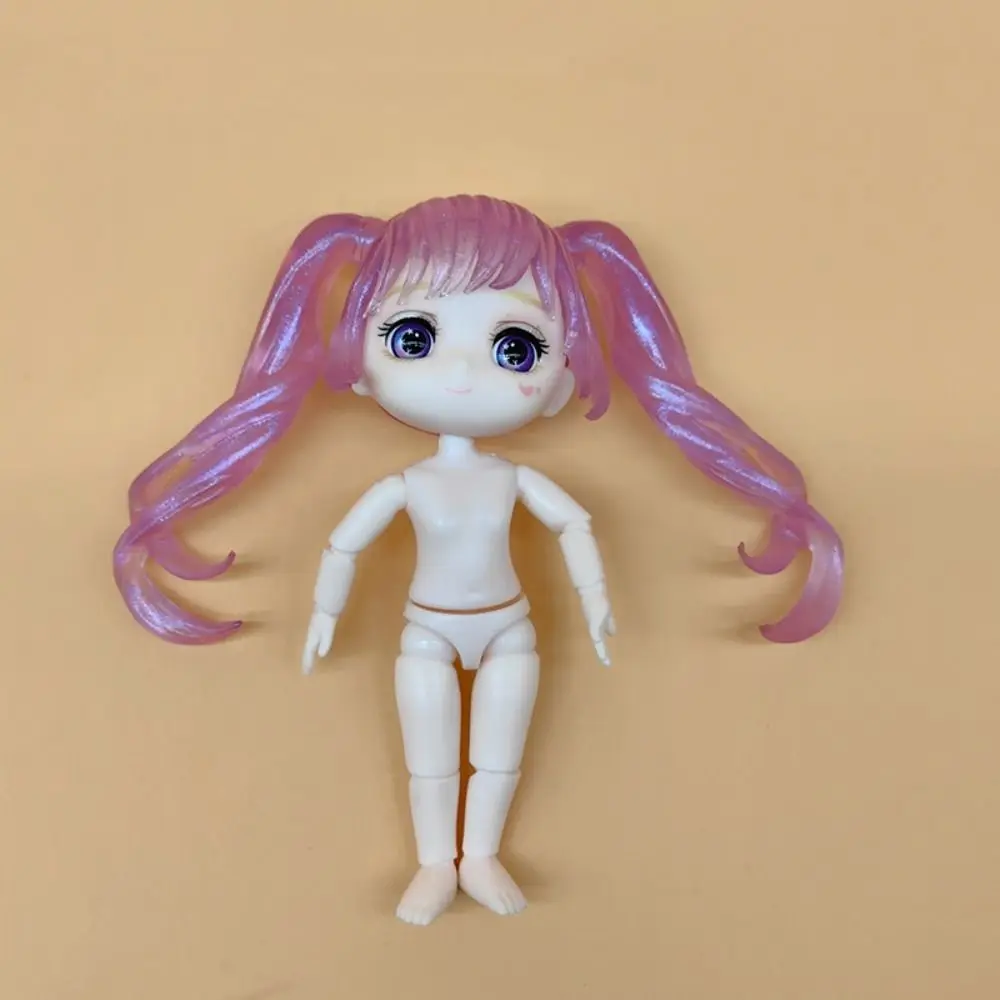 DIY 9.5cm 높이 구체 관절 피규어 바디 누드 장난감 다관절 드레스업 관절 누드 인형 4인치