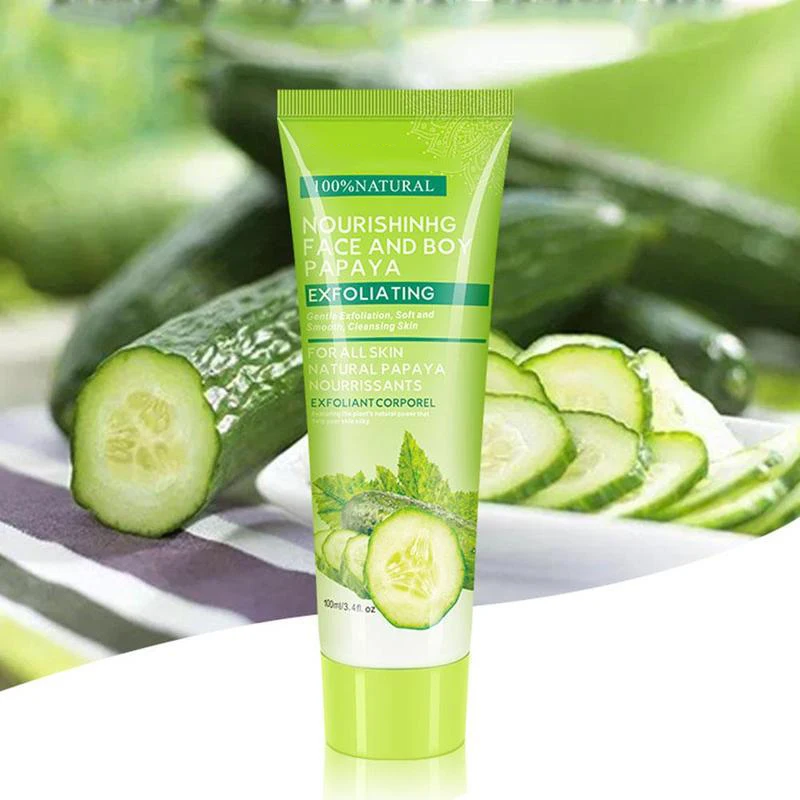 

Cucumber Exfoliating Gel Brightening Facial Body Peelng Moisturizing Cleaning Hydrating Removal Dark Spots Body Care Product