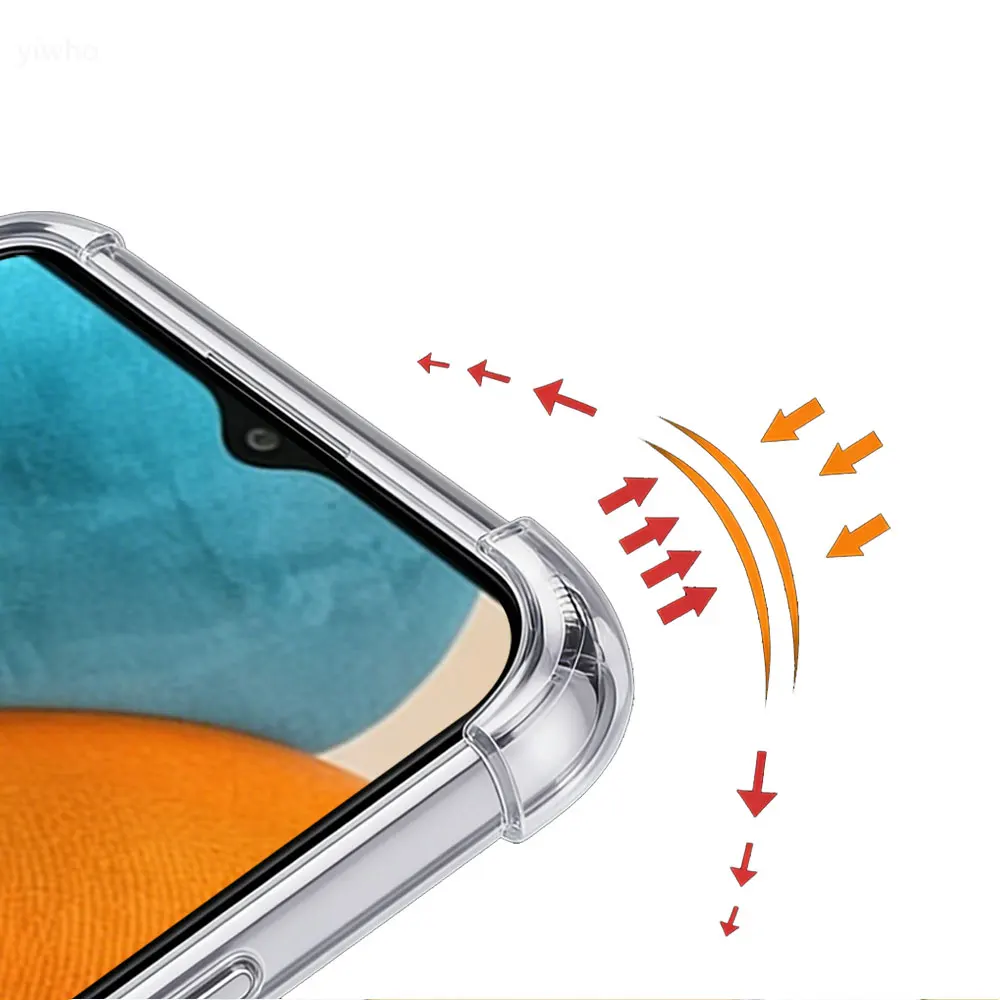 Crystal Clear Transparent Slim Soft Case with Corner Protection and Precise Cutouts