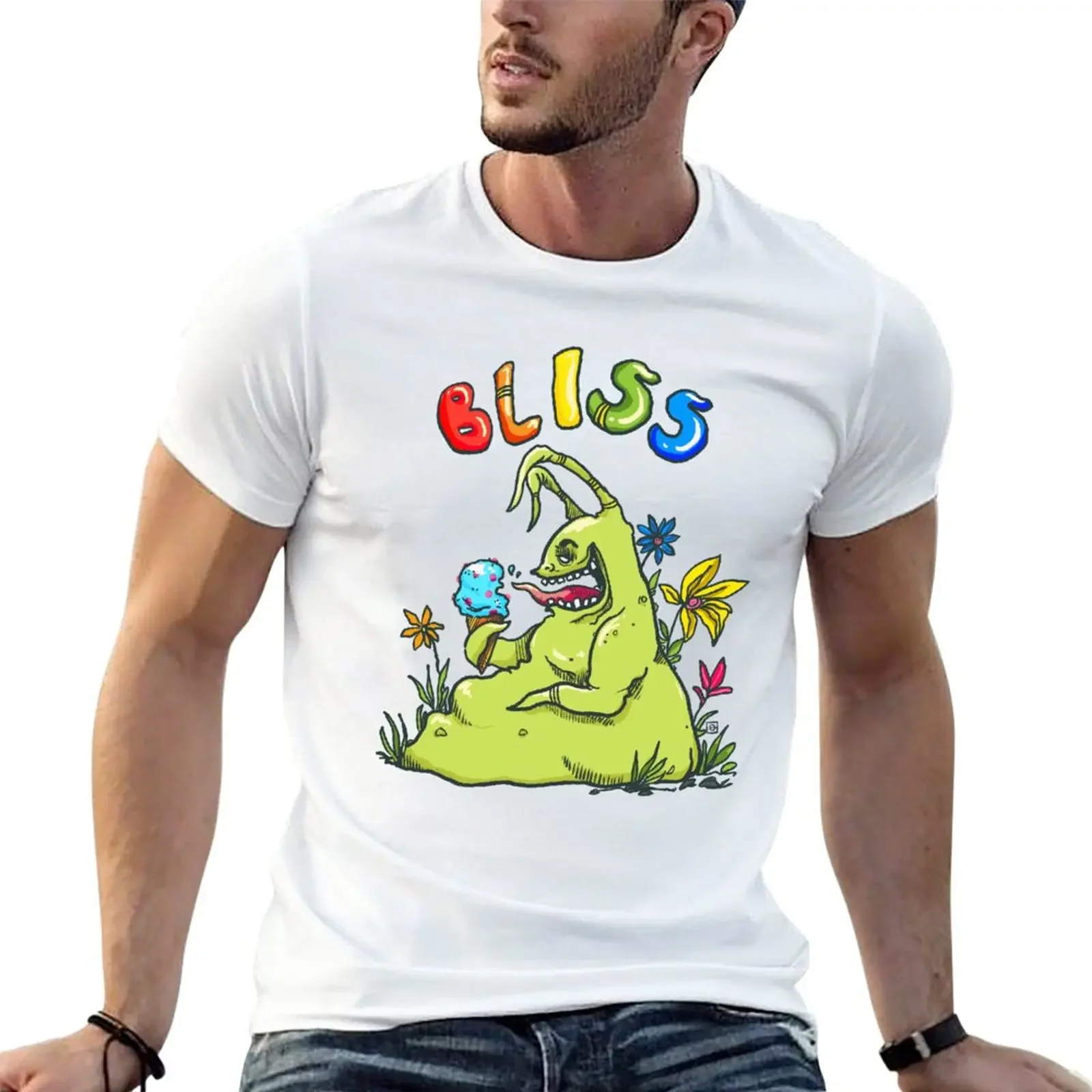 

Bliss T-Shirt Blouse sweat plain heavy weight t shirts for men