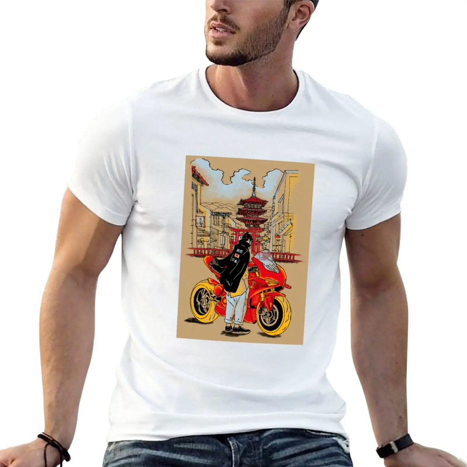 

New Anime tokyo pilot T-Shirt anime sublime t shirt mens graphic t-shirts funny