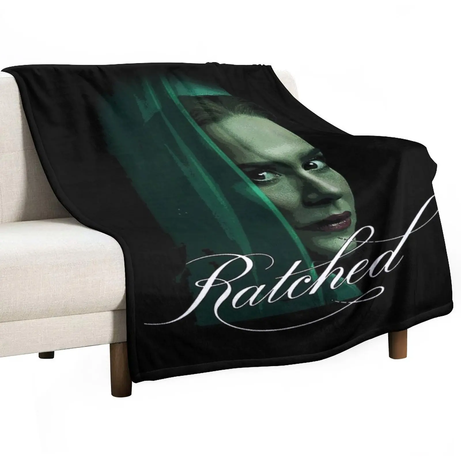 

New Ratched T-Shirt Throw Blanket Plaid Sofa Retros Blankets