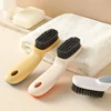 Multifunction Cleaning Shoe Brush Soft Shoe Brush Long Handle Clothes Soap Brush with Hanging Holes Clean Tool 2