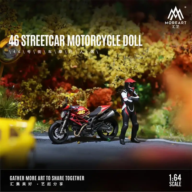 

**Pre-Order** TIME MICRO MoreArt 1:64 46 Streetcar Motorcycle Figure Set