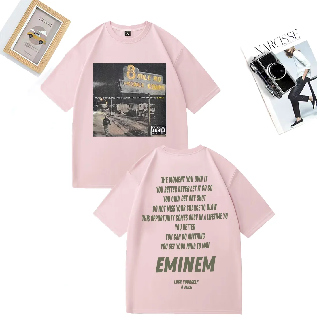 Eminem 90s vintage Tシャツ　8mile EMINEM 8 Mile Vintage 2002 T Shirt Black L Hip Hop Rap Tee
