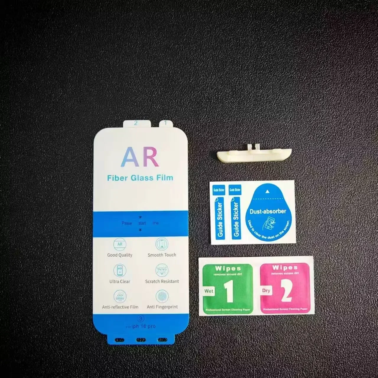 Enhanced Transparency Anti-Reflection Screen Protector - Soft Fiber Glass Film