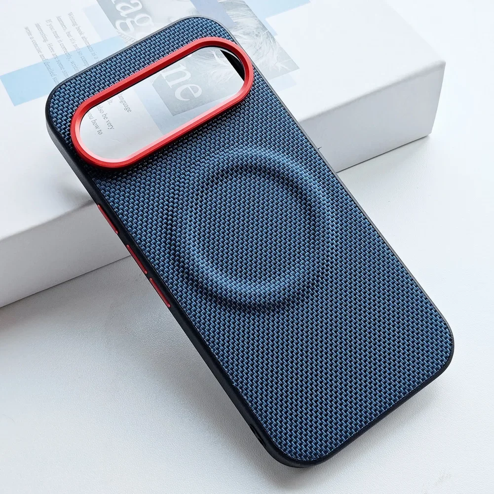 Premium PU Leather Magnetic Wireless Charging Protective Phone Case Cover