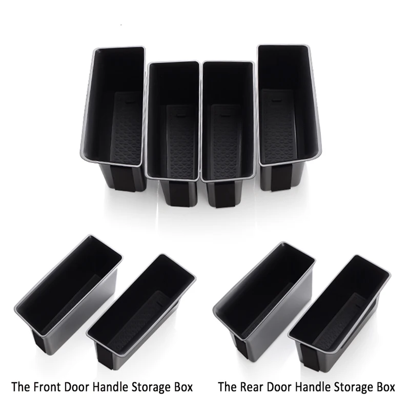 Fit VW Golf MK8 Door Storage Box 2020-2024 Golf R Door Tray Organizer Secondary Storage Box Compatible with Golf MK8 GTI