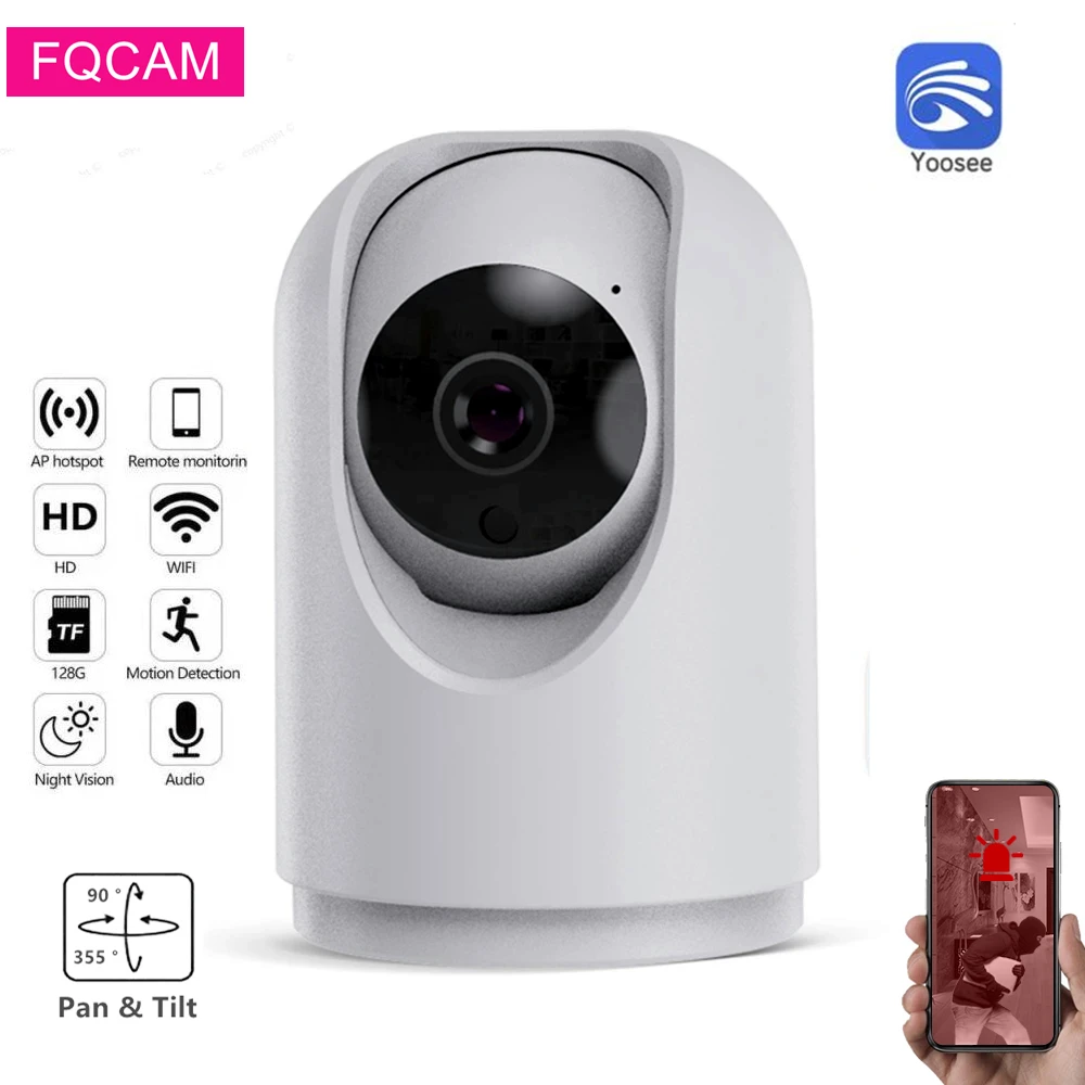 

2MP Wireless Dome WIFI Smart Camera Yoosee Two Way Audio Home Security Video Surveillance Infrared CCTV Camera Baby Monitor
