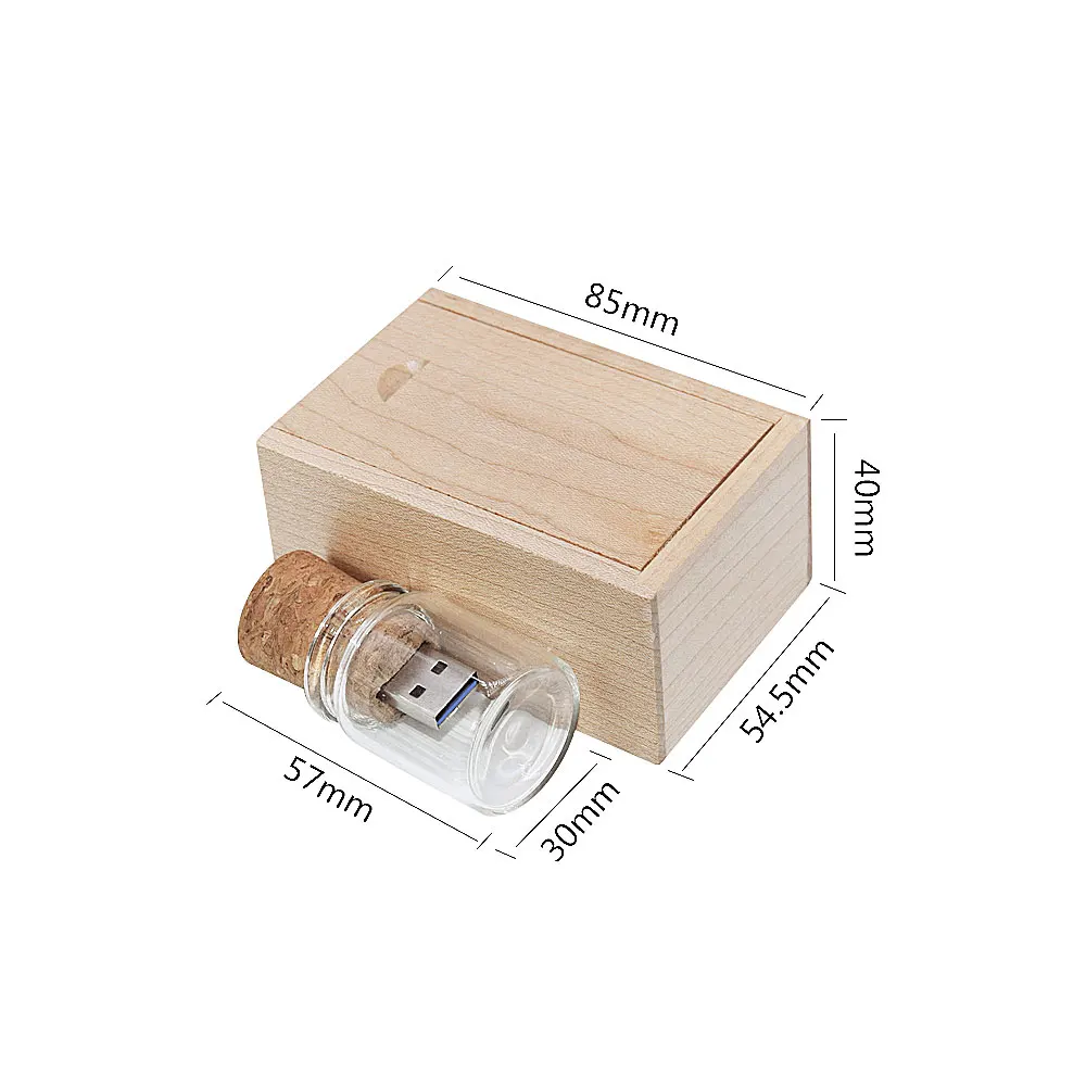 USB 3.0 플로팅 병 펜드라이브, USB 플래시 드라이브 메모리 스틱, 결혼 선물, 인기 상품, 4GB, 16GB, 32GB, 64GB, 30 개