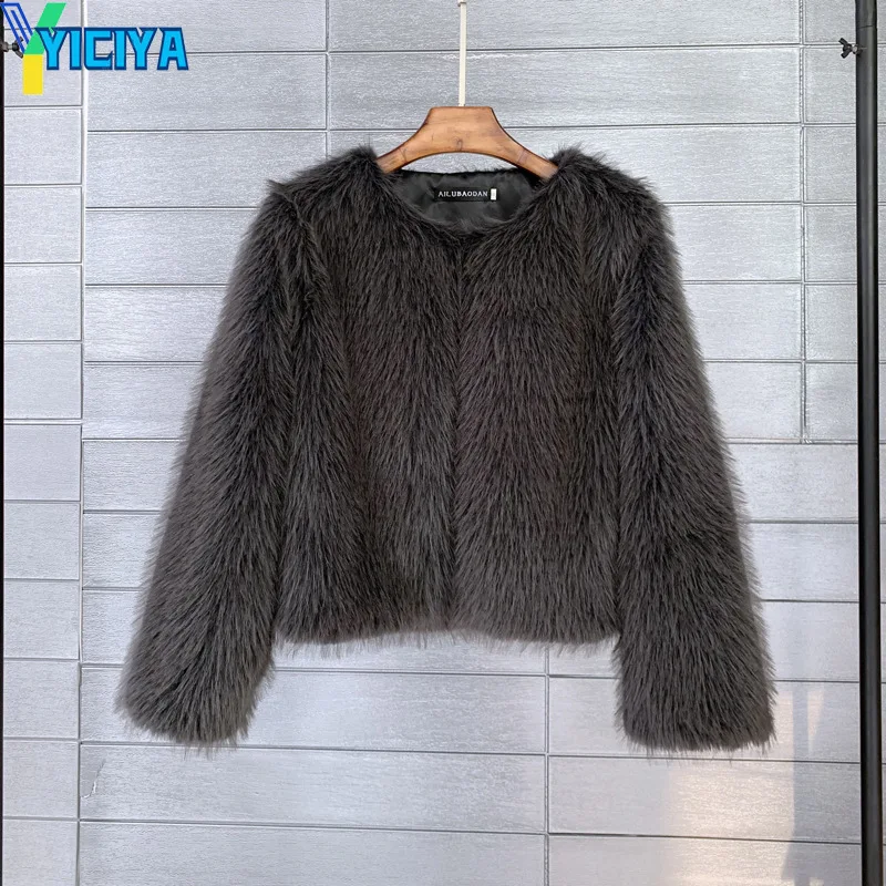 Рисунок 4 - Роскошное пальто YICIYA из искусственного меха