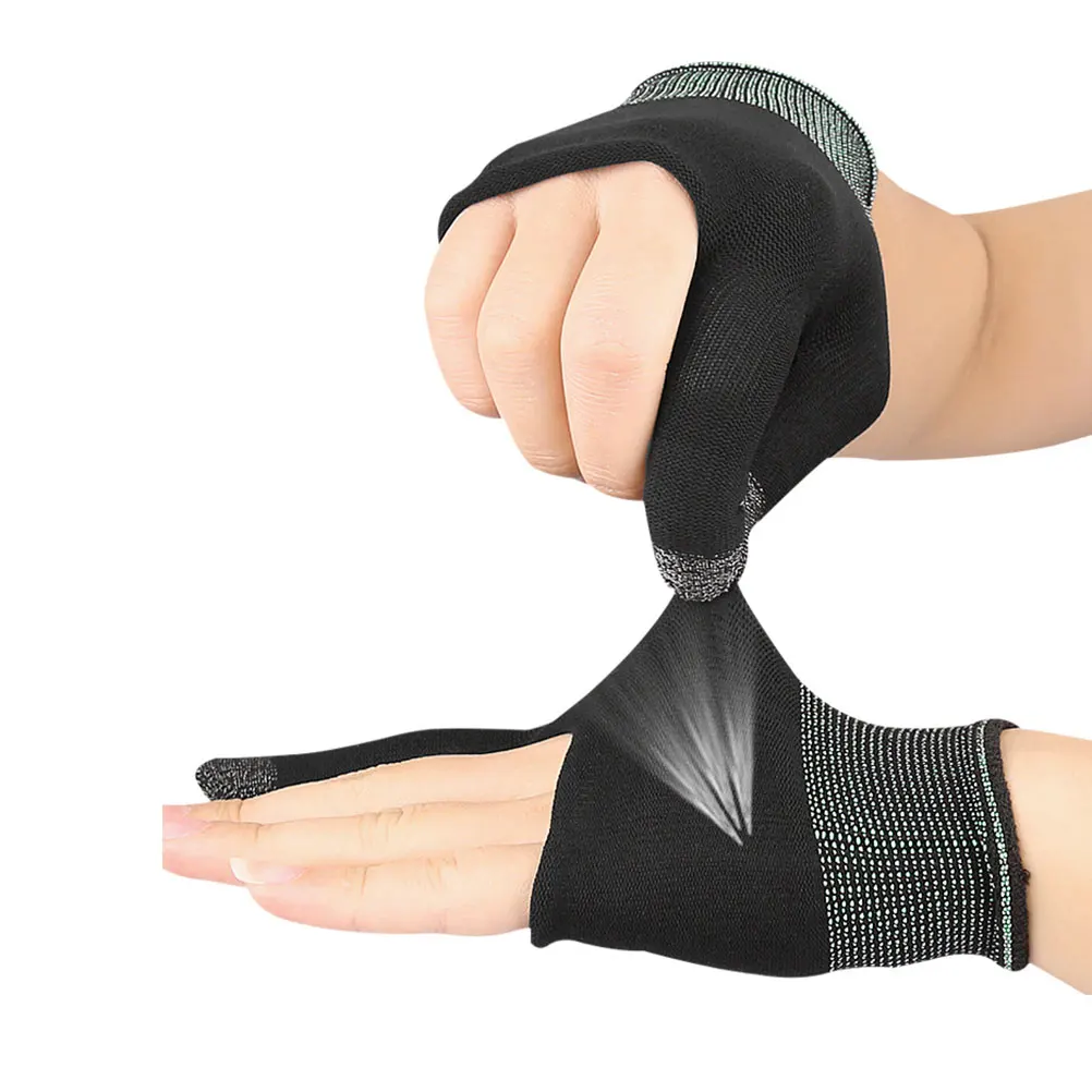2 Pairs Of Two Finger Anti Fouling Glove For Tablet Phone Drawing Write Gloves For Pro Air Mini Anti