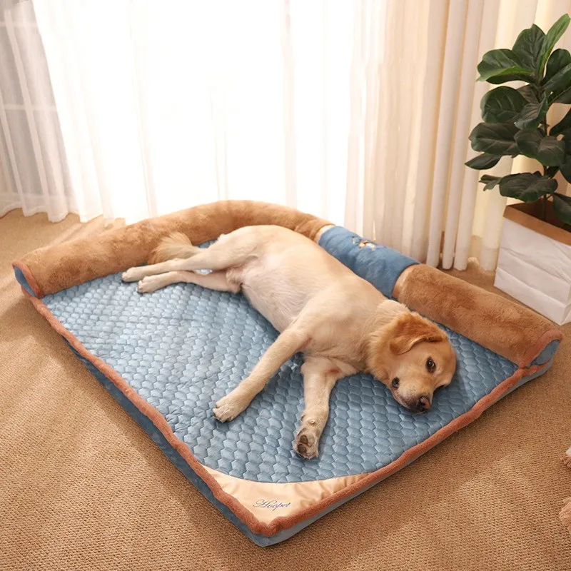 

Orthopedic Memory Foam Pet Bed Comfy Couch Dog Bed Plush Dog Sofa Cushion with Removable Washable Cover Calming Cat Sleeping Mat