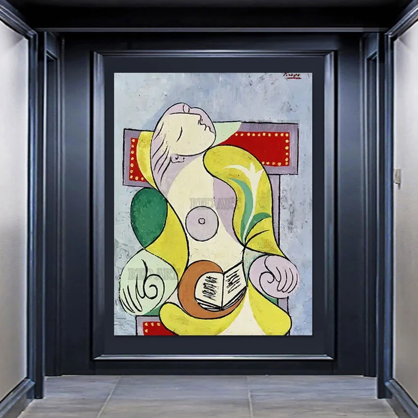 

Абстрактная известная картина Picasoo, картина маслом, без рамы, большой размер, роскошное искусство на холсте, декоративный предмет отеля, без рамы