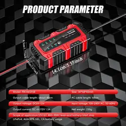 Versatile 1.5A Smart Battery Charger and Maintainer (US)