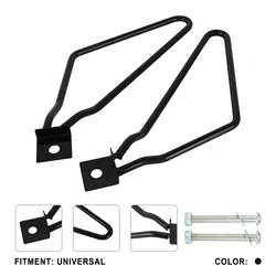 Universal Motorcycle Saddlebag Mount Bracket (Black)