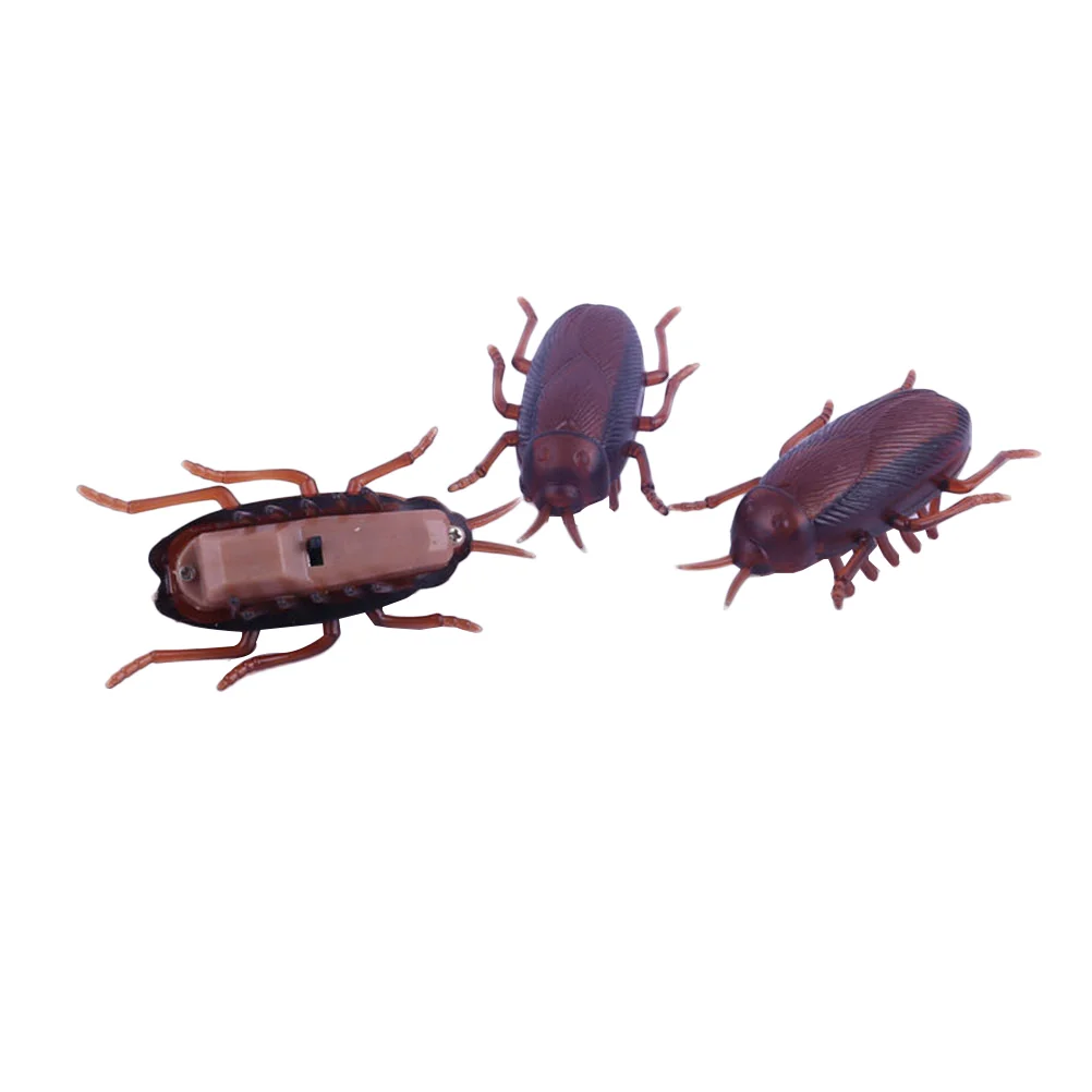 3PcsPlasticCrawlVibrationCockroachesPrankJokingFunnyGadgets