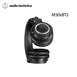 Audio Technica ATH M50XBT2 Professional Monitoring Low Delay Bluetooth 5.0 Headwear Earmuffs with 180 degree Rotation Headphones