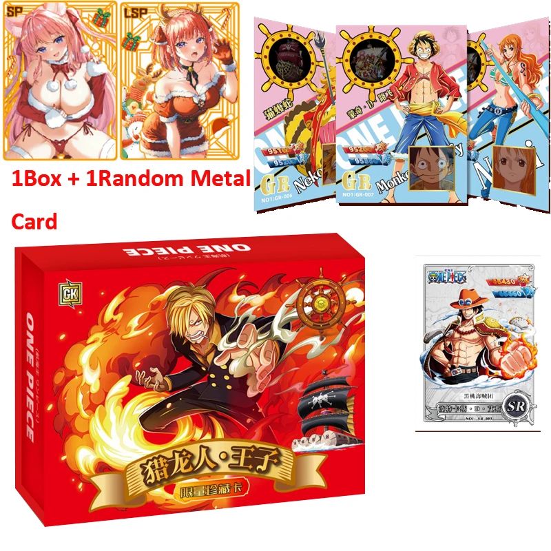 2024 Carte Da Collezione One Piece Anime Trading Game Rufy Sanji Nami Tcg Booster Box Carte Da Gioco