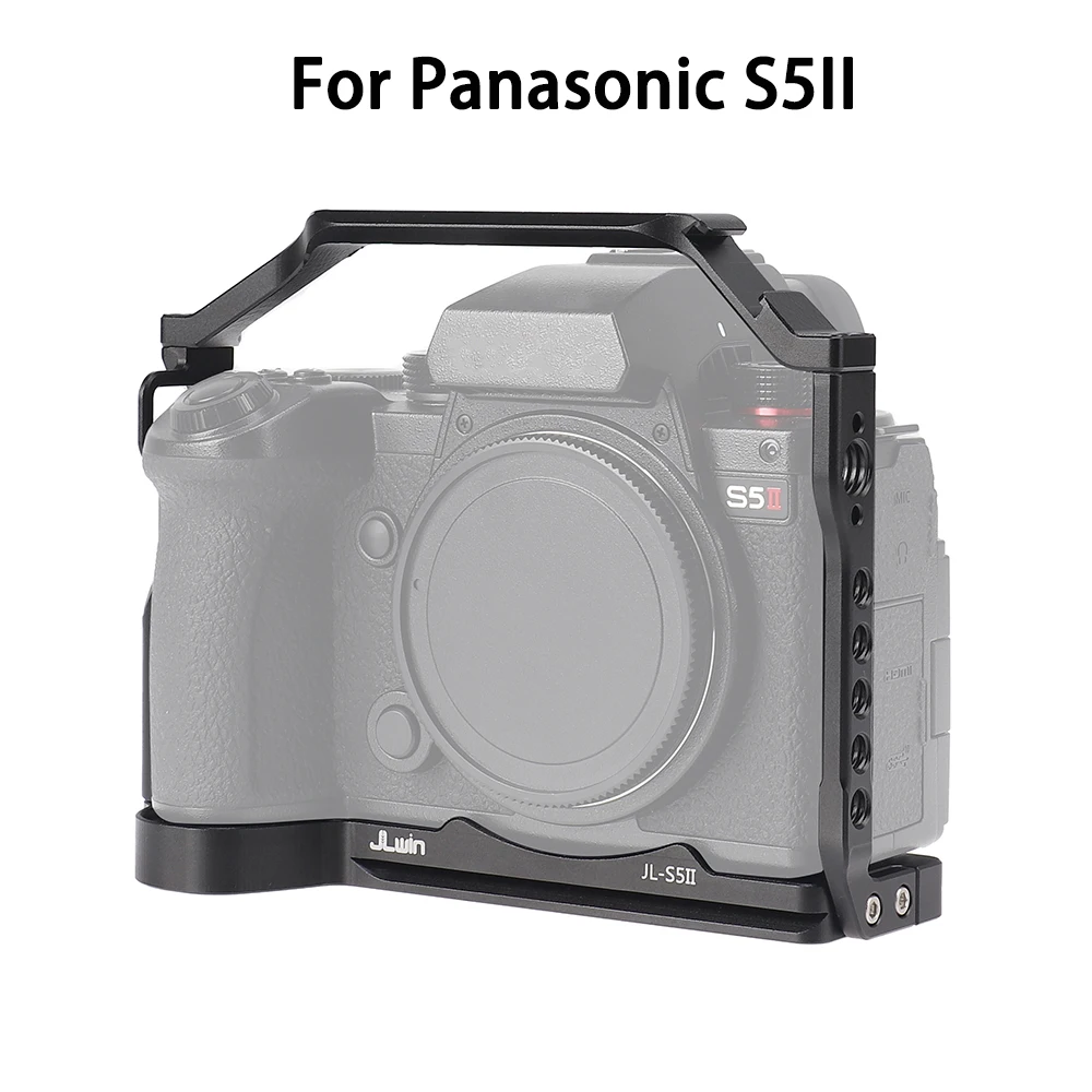 Gabbia Per Fotocamera Per Fotocamera Panasonic Lumix S5Ii S5Iix G9Ii Fotocamera In Lega Di Alluminio Gabbia Per Conigli Custodia Protettiva Accessori 