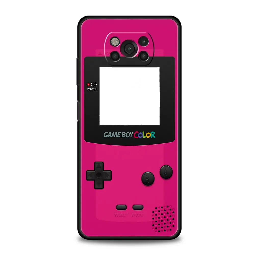 Retro Gameboy Black Soft Silicone Phone Case
