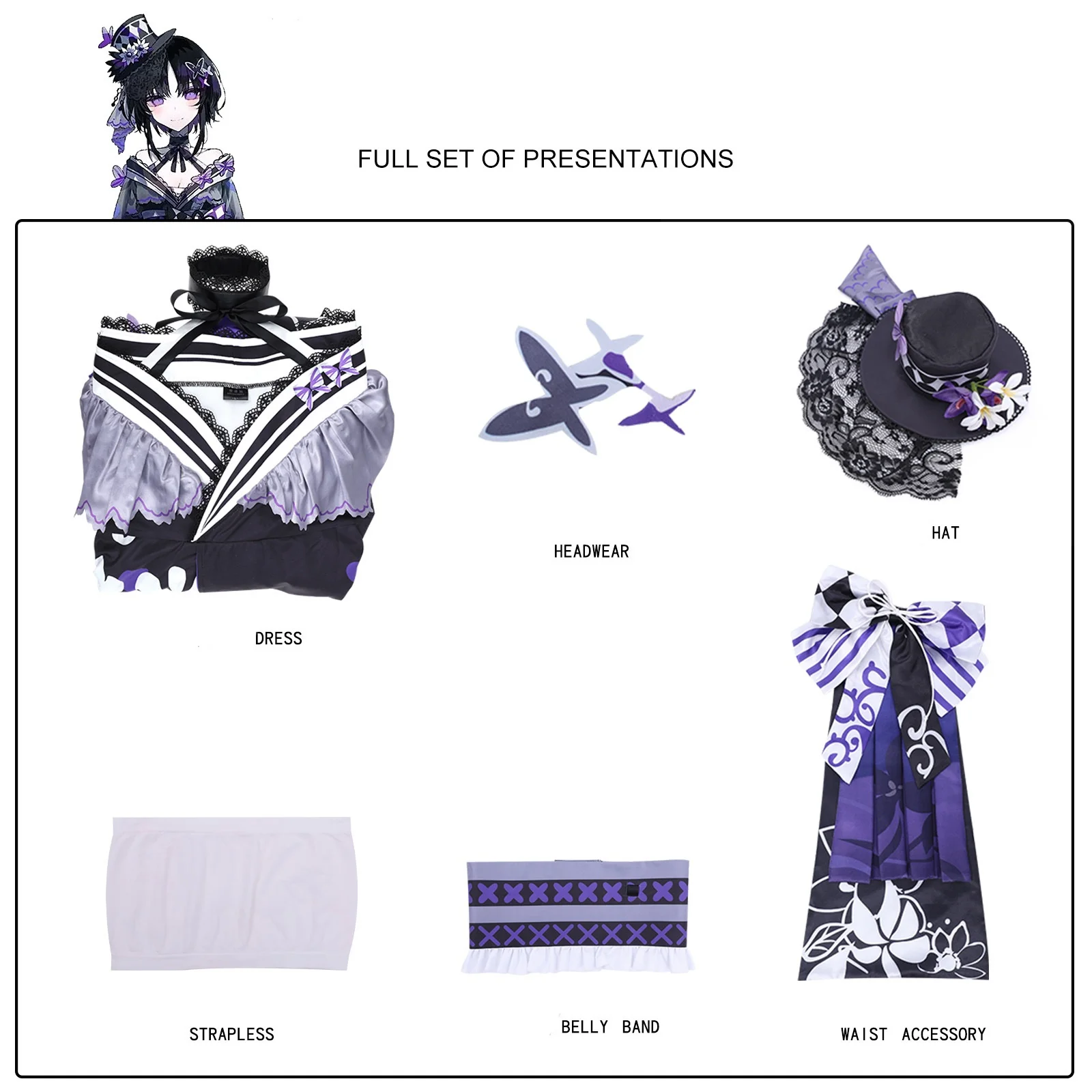 Magical Girl Witch Trial: Houshou Maago | Traditional Japanese Kimono Cosplay Costume Set 39 Traditional Japanese Kimono Cosplay Costume for Women