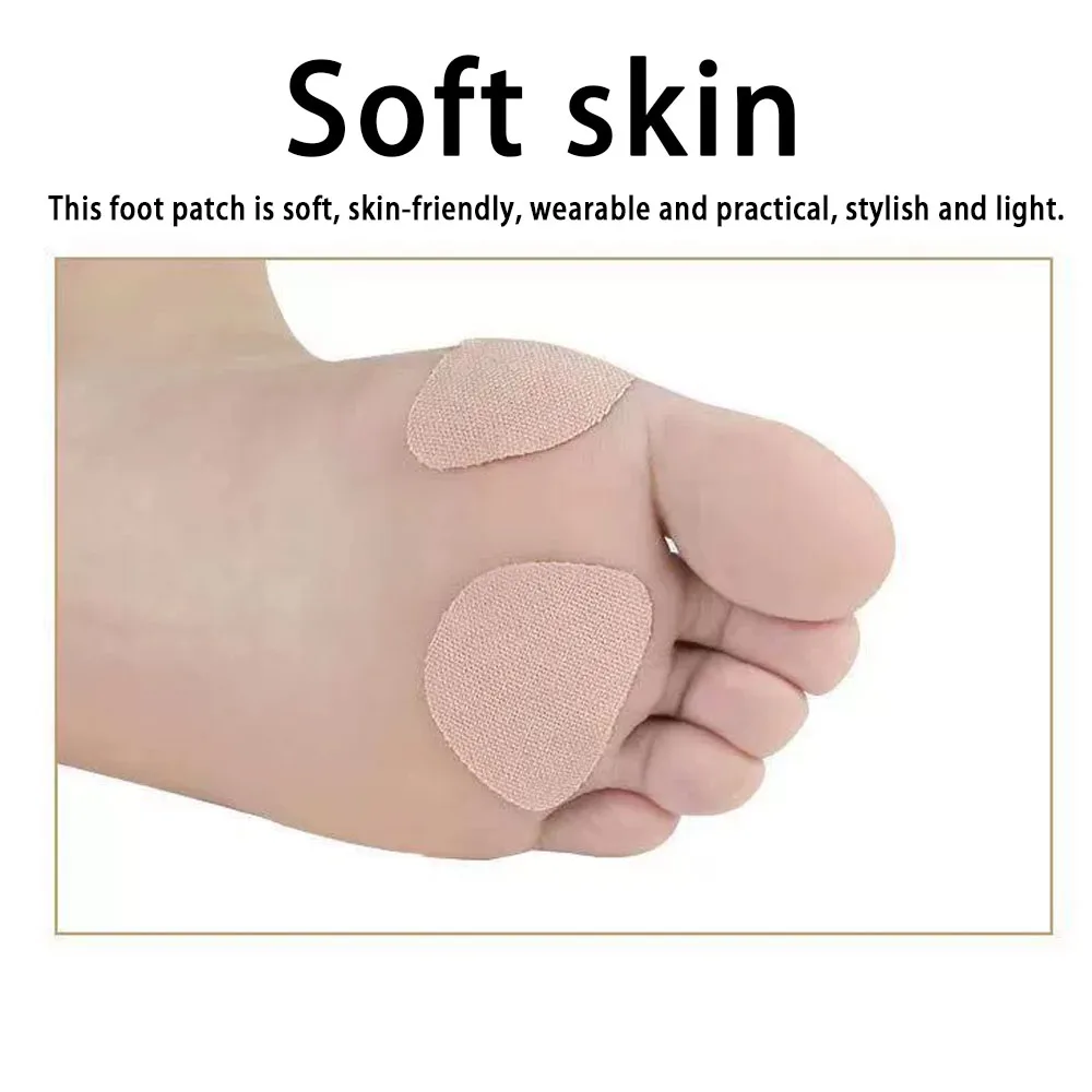 Heel Pad Adjust Adhesive Foot Dry Crack Protective Tape Protective Foot Cocoon Antipain Insole 6pcs