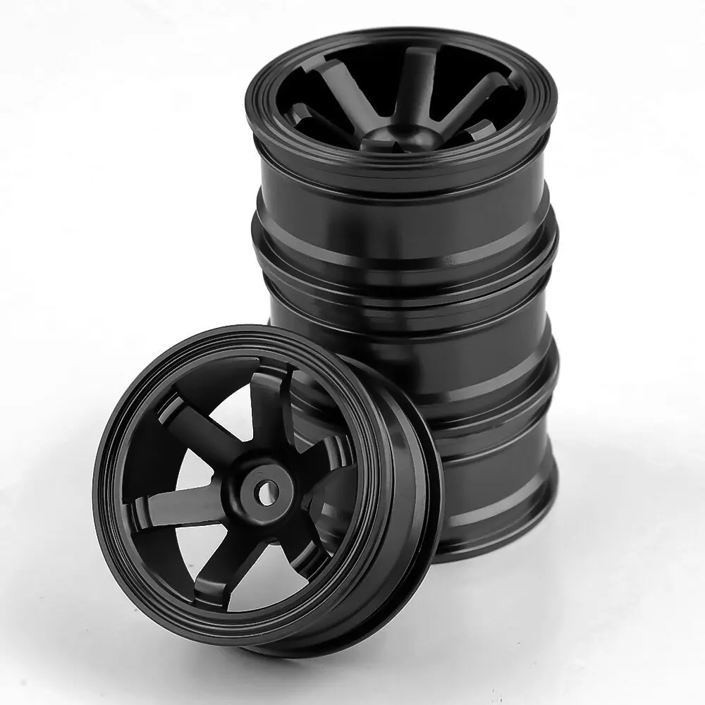 4pcs 1/10 On-Road Drift Sports Car 52*26MM Plating Wheel Hub