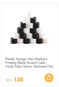 Description Picture 4 of item450 Pcs Plastic Snap Retail Clothes Hanger Size Markers Garment Tags Size Coding Colored Rack Dividers