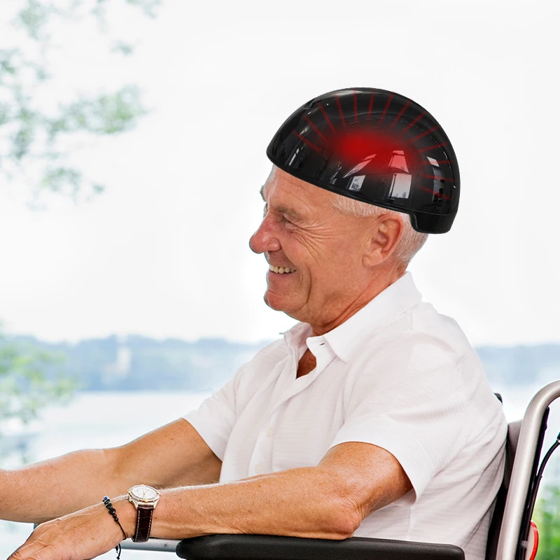 Photobiomodulation Brain Wave Helmet 810nm Infrared LED Light Therapy For Stroke Parkinsonism Disease Mental Illness Treatment 4