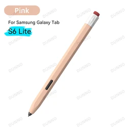 Vintage Liquid Silicone Stylus Pen Cover Pencil Case (Pink S6 Lite)