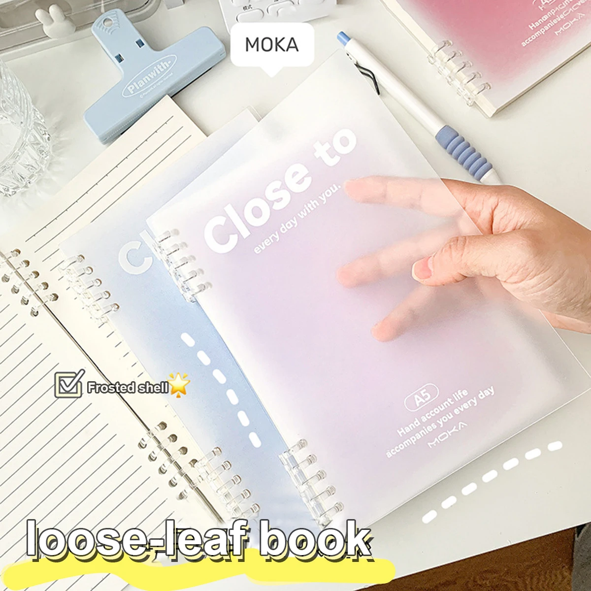 Kawaii B5 Loose Leaf Notebook for Students